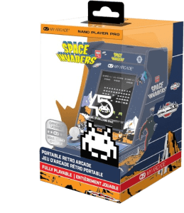 Mini máquina arcade space invaders 45 años